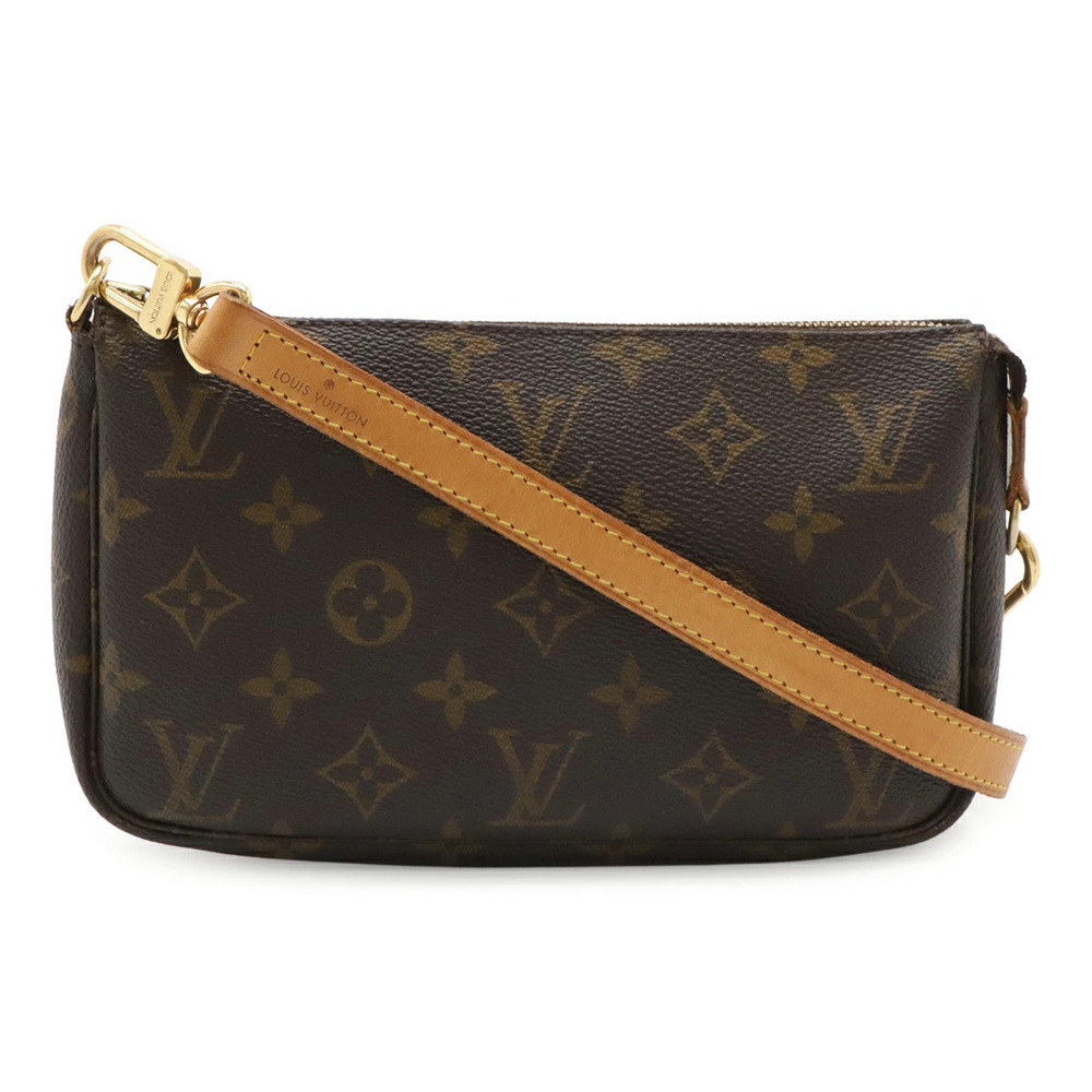LOUIS VUITTON Monogram Pochette Accessoires Shoulder Bag Hand Strap